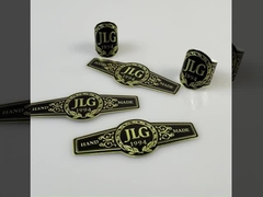 আর্ট পেপার অপসারণযোগ্য সিগার ব্যান্ড প্রিন্টিং ইটচিং রিং ফয়েল লেবেল প্রিন্টিং