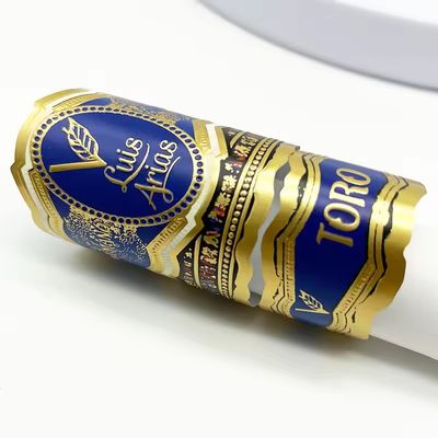 কেনা Custom Logo Cigar Label with Full-automatic Production and Customized Shape for Premium Branding online manufacture
