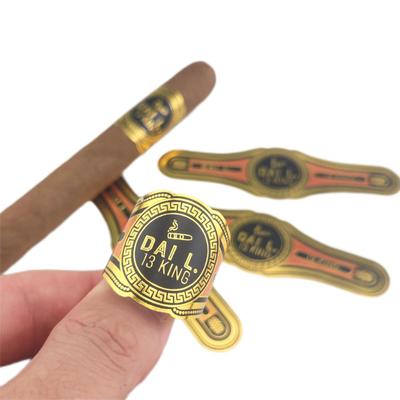 কেনা Custom Eco-friendly Cigar Label with Full-automatic Production and ISO9001 Certified for Private Branding online manufacture